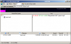 Скриншот 1 из 1 программы HTTP File Server (HFS)