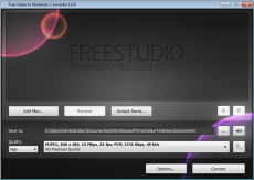 Скриншот 1 из 1 программы Free Video to Nintendo Converter