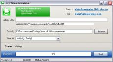 Скриншот 1 из 1 программы Easy Video Downloader