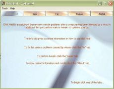 Скриншот 1 из 1 программы Disk Heal