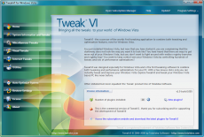 Скриншот 10 из 10 программы TweakVI