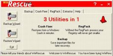 Скриншот 1 из 1 программы WinRescue Vista