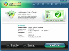 Скриншот 1 из 3 программы SlimDrivers
