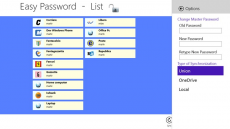 Скриншот 1 из 4 программы Easy Password Pro (Windows 10)