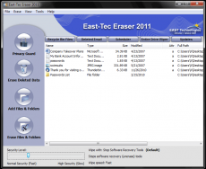 Скриншот 3 из 3 программы east-tec Eraser