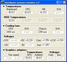 Скриншот 1 из 1 программы Hmonitor
