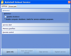 Скриншот 3 из 7 программы Reboot Service