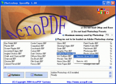 Скриншот 1 из 1 программы Adobe Photoshop SpeedUp