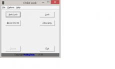 Скриншот 1 из 1 программы Child Lock