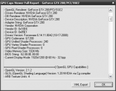 Скриншот 8 из 10 программы GPU Caps Viewer