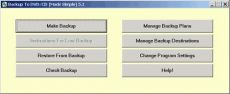 Скриншот 1 из 1 программы Backup To DVD/CD