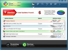 Скриншот 2 из 3 программы SlimDrivers