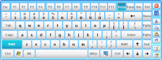 Скриншот 3 из 8 программы Hot Virtual Keyboard