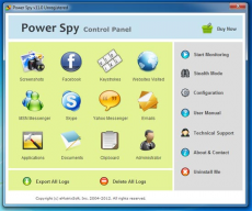 Скриншот 2 из 2 программы Power Spy