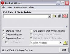 Скриншот 1 из 1 программы Pocket KillBox