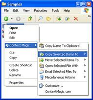 Скриншот 1 из 1 программы Context Magic 1.1.b5