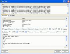Скриншот 1 из 1 программы Exif2htm