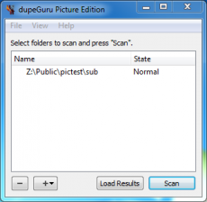 Скриншот 1 из 4 программы dupeGuru Picture Edition