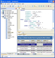 Скриншот 1 из 1 программы Interactive SQL for MySQL