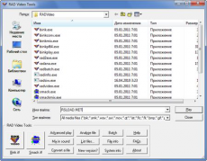 Скриншот 1 из 1 программы Rad Video Tools