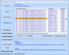 Скриншот 1 из 1 программы AML Free Registry Cleaner