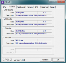 Скриншот 2 из 7 программы CPU-Z