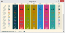 Скриншот 1 из 9 программы PuTTY 0.63-RU-15