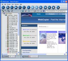 Скриншот 1 из 1 программы WebCopier