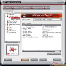 Скриншот 1 из 1 программы ATI Catalyst Drivers for Windows XP