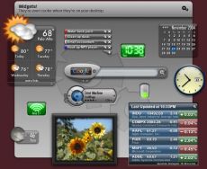 Скриншот 1 из 1 программы Yahoo! Widget Engine