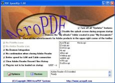 Скриншот 1 из 2 программы PDF SpeedUp for Adobe Reader