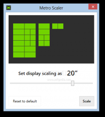 Скриншот 1 из 1 программы Metro Scaler