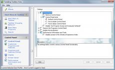 Скриншот 1 из 1 программы Tweaking Toolbox Vista