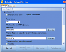 Скриншот 6 из 7 программы Reboot Service