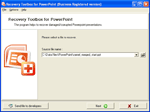 Скриншот 1 из 1 программы Recovery Toolbox for PowerPoint