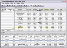 Скриншот 1 из 1 программы Personal Investment Adviser