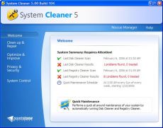 Скриншот 1 из 7 программы System Cleaner