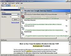 Скриншот 1 из 1 программы Halftone Search for Google Desktop