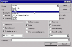 Скриншот 2 из 4 программы CDBF - DBF Viewer and Editor