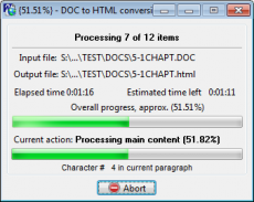 Скриншот 2 из 5 программы Doc To HTML Converter