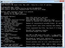 Скриншот 1 из 1 программы x265 Encoder / 2.5+25