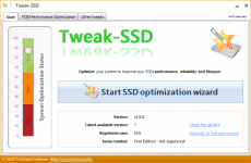 Скриншот 1 из 1 программы Tweak-SSD