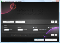 Скриншот 1 из 1 программы Free Video to JPG Converter