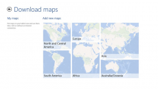 Скриншот 1 из 8 программы HERE Maps (Windows 10)
