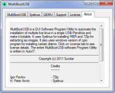 Скриншот 1 из 3 программы MultiBootUSB
