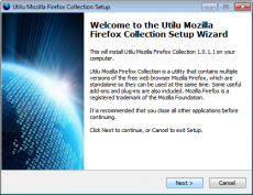 Скриншот 2 из 2 программы Utilu Mozilla Firefox Collection