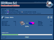 Скриншот 1 из 1 программы HDClone