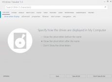 Скриншот 1 из 7 программы Windows Tweaker