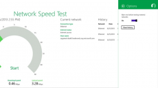 Скриншот 1 из 4 программы Network Speed Test (Windows 10/8.1)