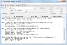 Скриншот 1 из 1 программы License Crawler